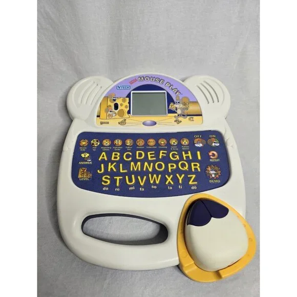 VTECH LITTLE SMART MOUSE PLAY LAPTOP VINTAGE TESTED- WORKS! - Picture 10 of 10